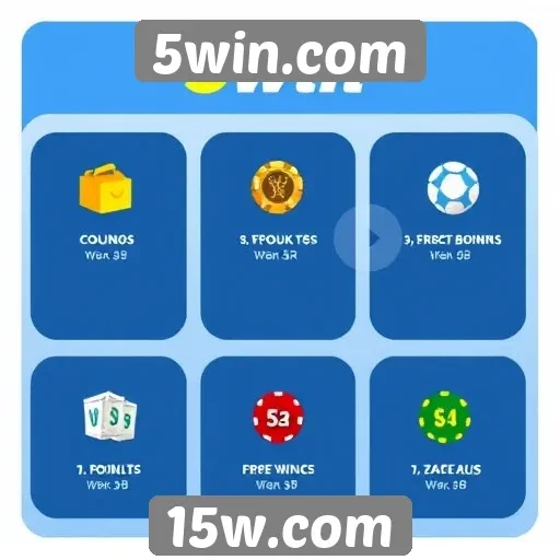 Funcionalidades do site 5win.com para jogadores