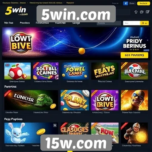 5win.com uma plataforma de jogos online acessível